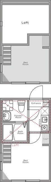 ハーモニーテラス富士見台の間取り画像