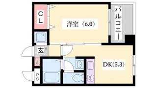 ラフォーレ湊川の間取り画像