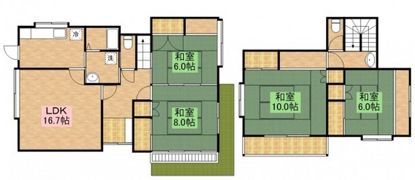 平原一戸建の間取り画像