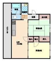 コォーリングマンションⅡの間取り画像