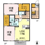 レスポワール B棟の間取り画像