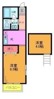 テラス今川Aの間取り画像