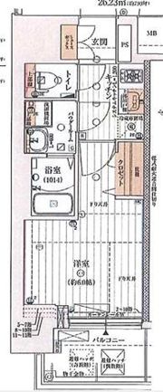 レジュールアッシュ神戸ヴィヴァンの間取り画像