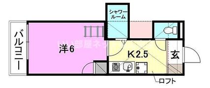 パルコート古川の間取り画像