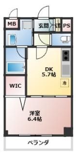 ベルデュール楓の間取り画像