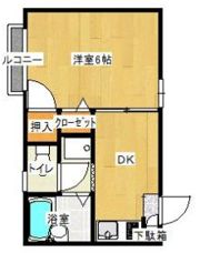 コーポ東雲の間取り画像