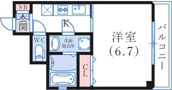 One Go Crestの間取り画像