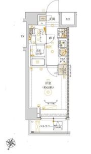 ベルシード横濱吉野町マキシヴの間取り画像