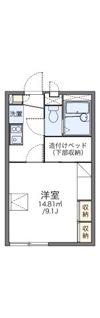レオパレスYKOキャンプツクバの間取り画像