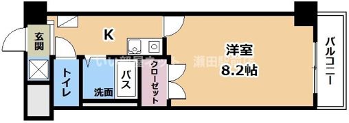 クレスト草津の間取り画像