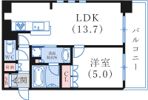 ワコーレザ神戸旧居留地レジデンスタワーの間取り画像