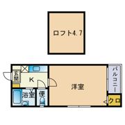 ポラリス藤崎Ⅱの間取り画像