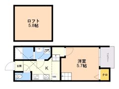 クレオ姪浜壱番館の間取り画像