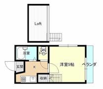 横広コーポの間取り画像