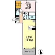 ドゥズィエム串戸の間取り画像