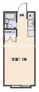 ハイツオガワの間取り画像