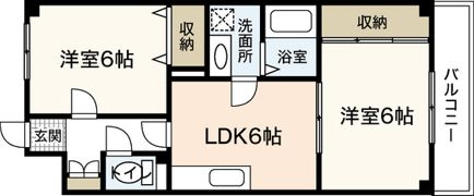やまひろビルの間取り画像