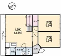 コーポ尾崎の間取り画像