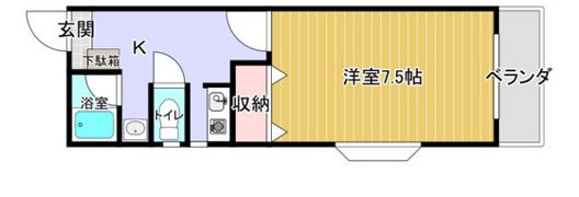 ヴィラージュオガワの間取り画像