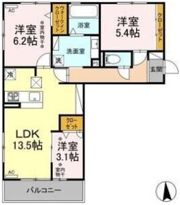 MAISON DE FLEURの間取り画像