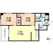 ベルトピア富山 Ⅰの間取り画像