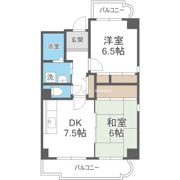 加島フラットの間取り画像