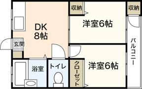 ウイング砂原の間取り画像