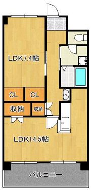 日恵コーポの間取り画像