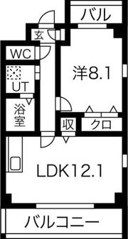 クレセール ノースの間取り画像