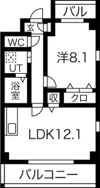 クレセール ノースの間取り画像