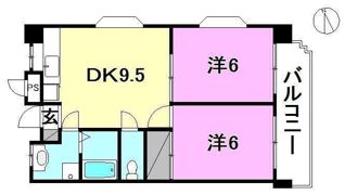 セントラルハイツの間取り画像