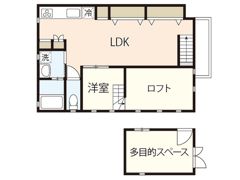 レユニールオクイ B棟の間取り画像