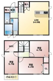 (仮称)クーボ共和町6丁目の間取り画像