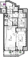 GENOVIA北千住の間取り画像