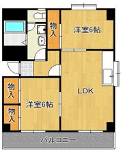 レジデンシャル門司港の間取り画像