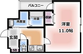 フジパレス中宮Ⅲ番館の間取り画像