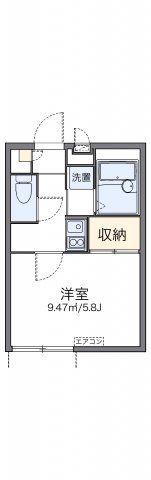 レオパレスヒルサイドの間取り画像