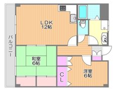 翔阿園マンションの間取り画像