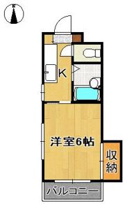 ギャラン千代ヶ崎の間取り画像