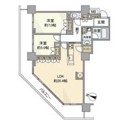 パークハウスさいたま新都心MID TOWERの間取り画像