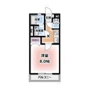 αメゾンの間取り画像