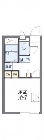 レオパレスハポネスの間取り画像