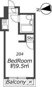ロイヤルパレス亀有の間取り画像