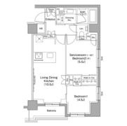 ザ・パークハビオ住吉の間取り画像