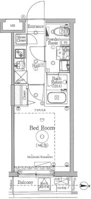 SHOKEN Residence川崎＜登戸WEST＞の間取り画像