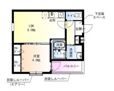 フジパレスだいどう豊里Ⅲ番館の間取り画像