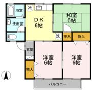 セジュール花尻 A棟の間取り画像