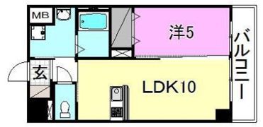 GARIREO VINGT‐CINQ TERRACEの間取り画像