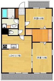 Spring長嶺南の間取り画像