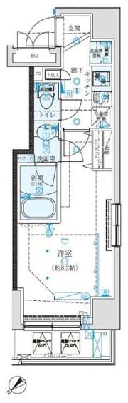 クレイシア板橋の間取り画像
